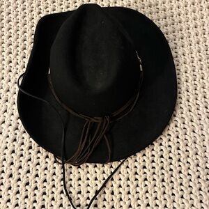 Classic Black Women's Cowboy Hat
